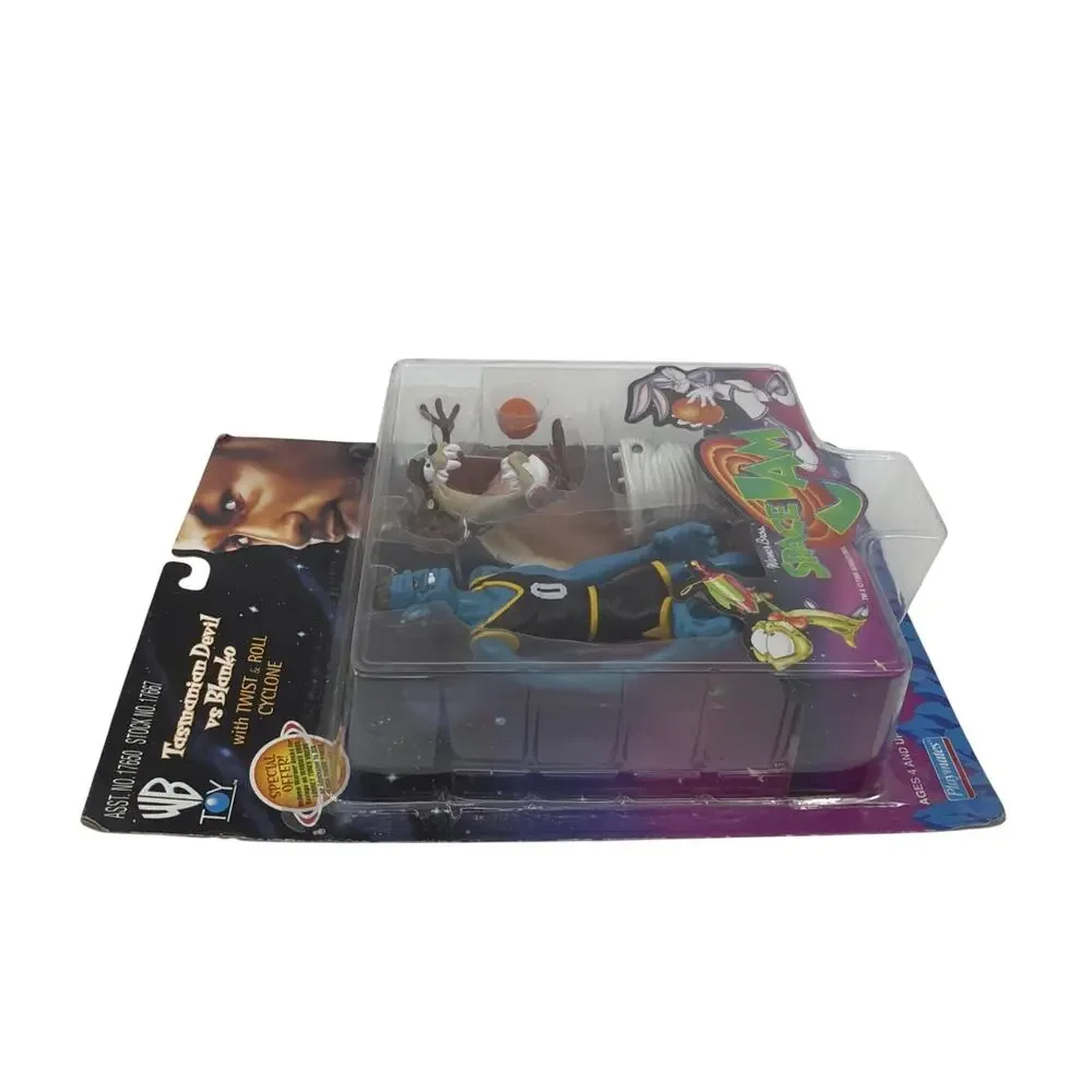 Vtg 1996 Space Jam Tasmanian Devil vs Blanko Action Figure Set Playmates WB NIB